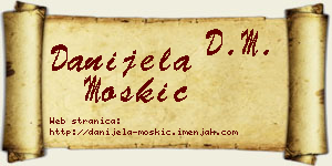 Danijela Moskić vizit kartica